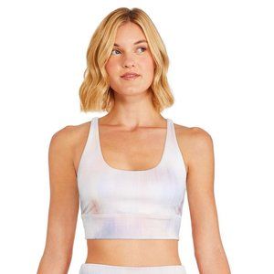 Athletic Works Women's Printed Longline Sports Bra